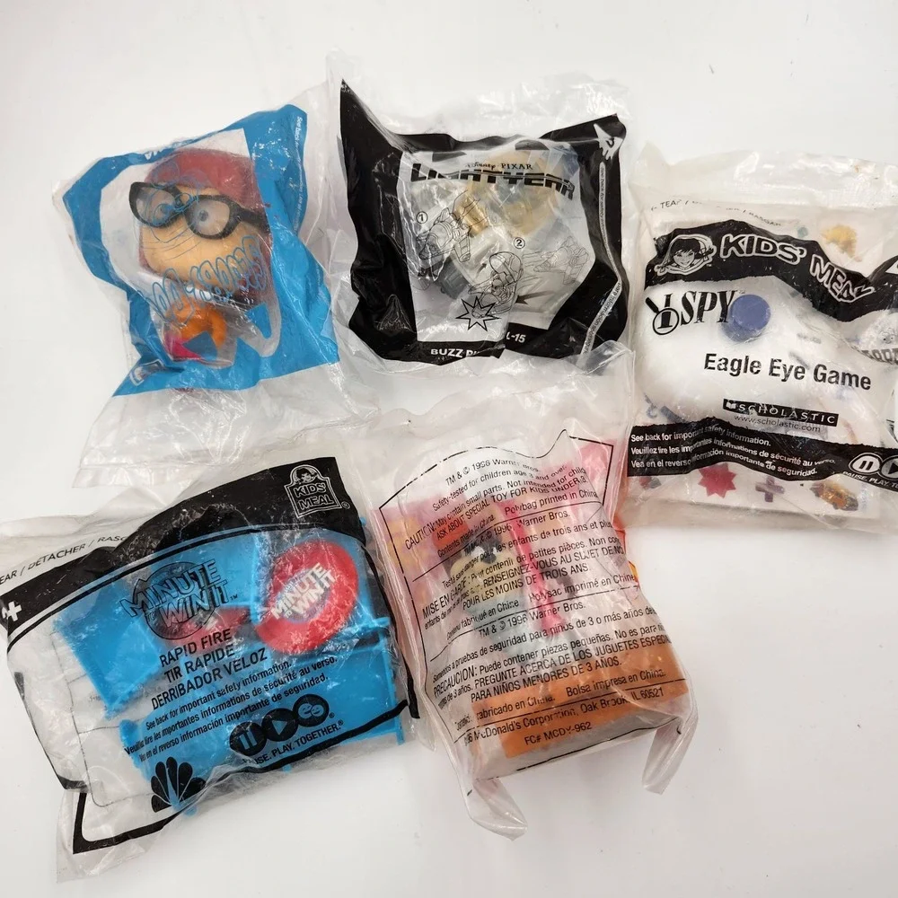 Lot of 11 McDonald's Fast Food Happy Meal‎ Childrens Toys Modern and Vintage